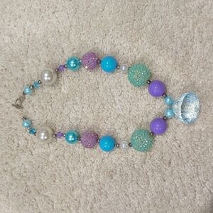 Frozen theme handmade necklace